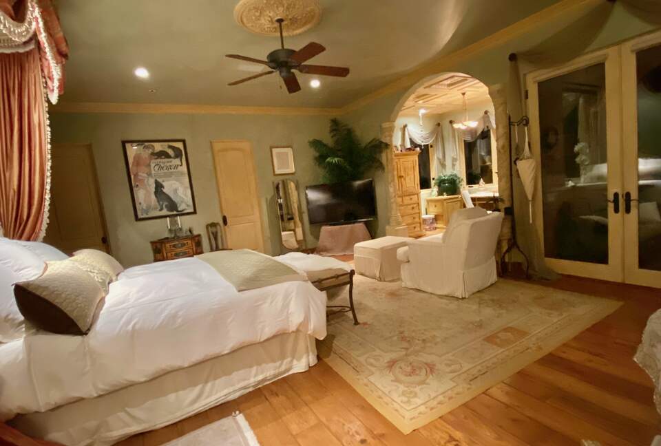 Master Bedroom after dark