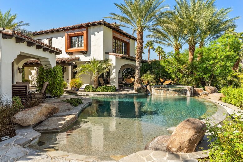 Private Lake Front Spanish Hacienda - Indio, California