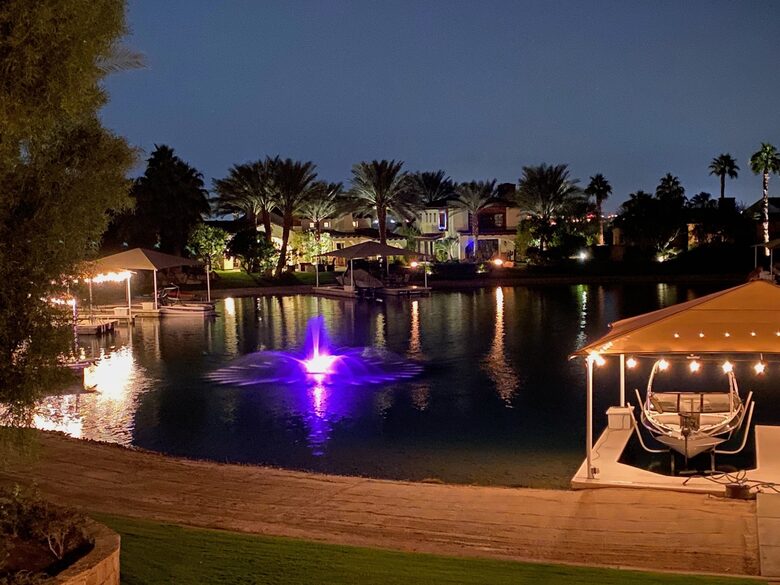 Private Lake Front Spanish Hacienda - Indio, California