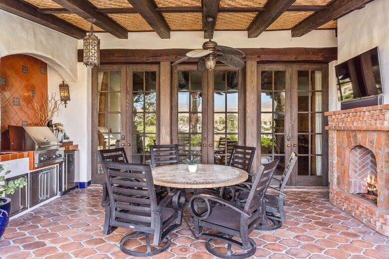 Private Lake Front Spanish Hacienda - Indio, California