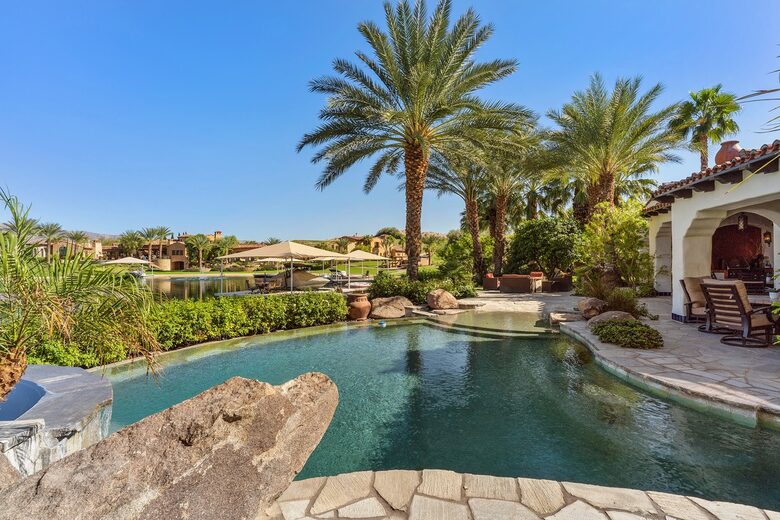 Private Lake Front Spanish Hacienda - Indio, California