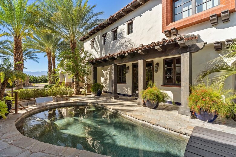 Private Lake Front Spanish Hacienda - Indio, California