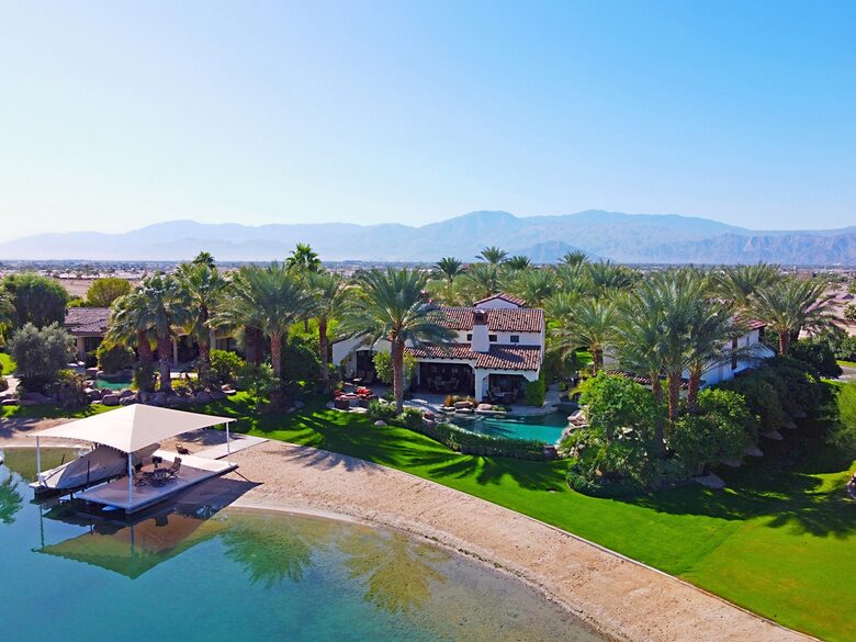 Private Lake Front Spanish Hacienda - Indio, California