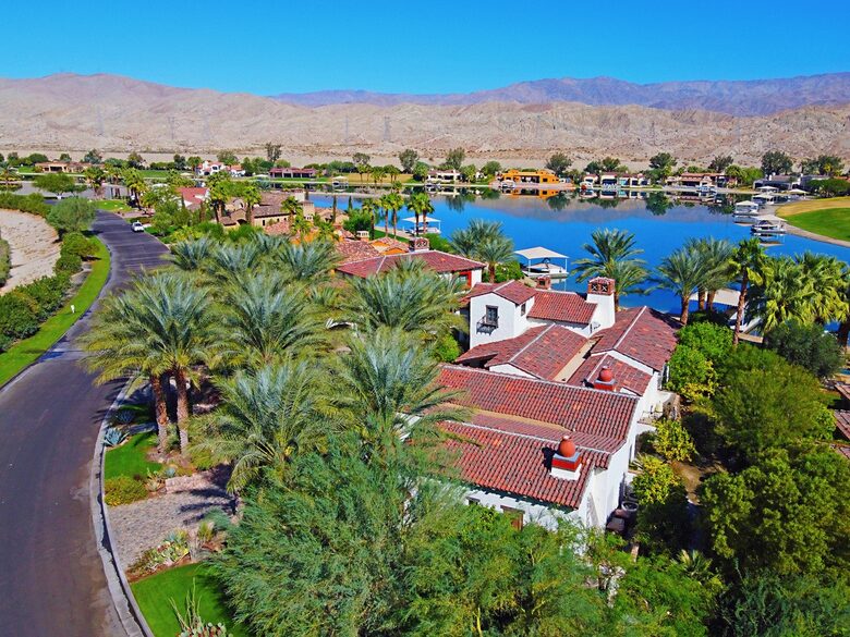 Private Lake Front Spanish Hacienda - Indio, California
