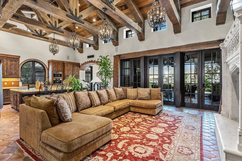 Private Lake Front Spanish Hacienda - Indio, California