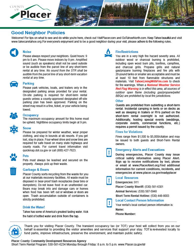 Carnelian Bay Hideaway - Carnelian Bay, California