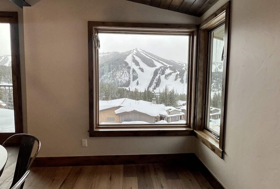 View from the dining room