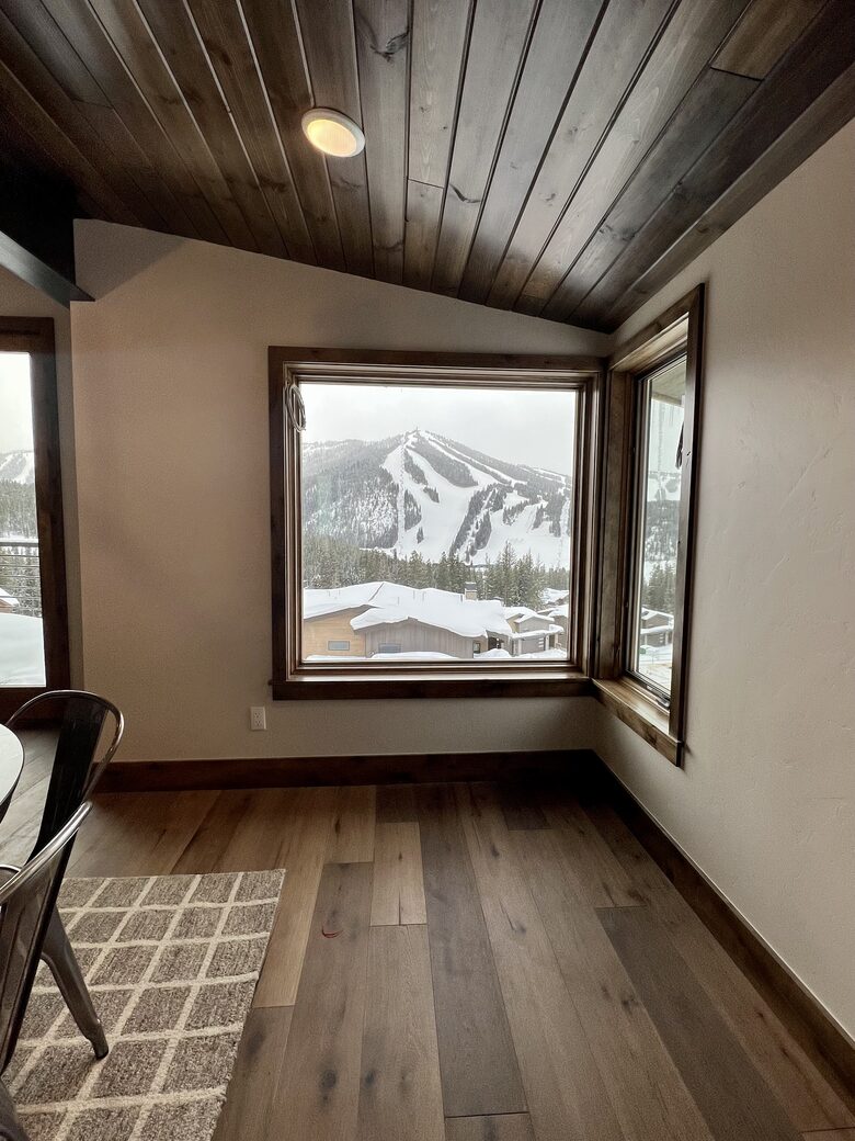 View from the dining room