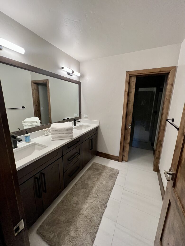 Basement bathroom