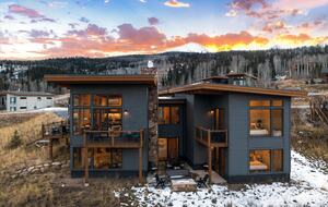 Back of home and yard.