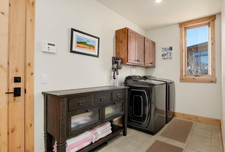 Laundry on main level