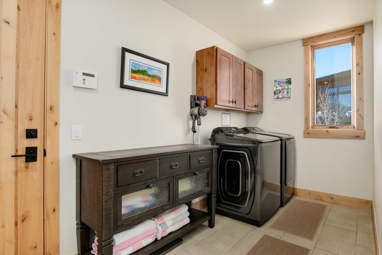 Laundry on main level