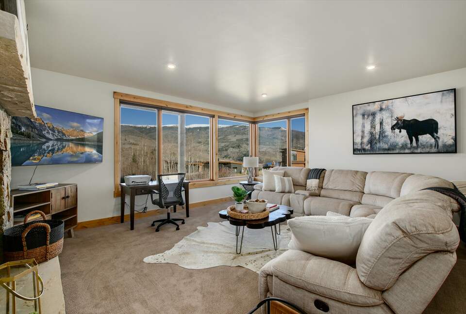 Lower level family room