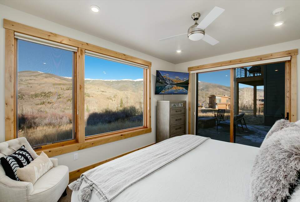 Doors out to back patio