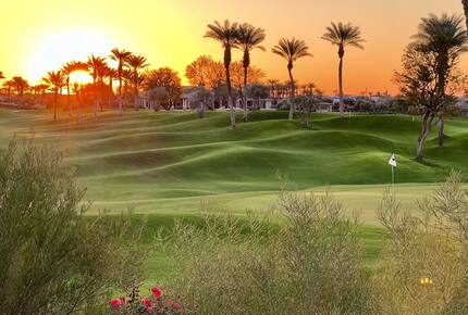 Sunrise on the golf course