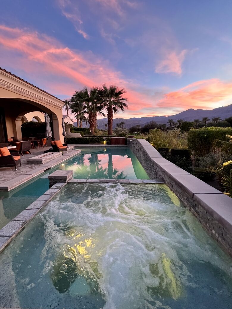 Hot tub view