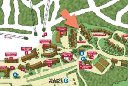 Treetop Walk To Ski and Village - Snowshoe, West Virginia