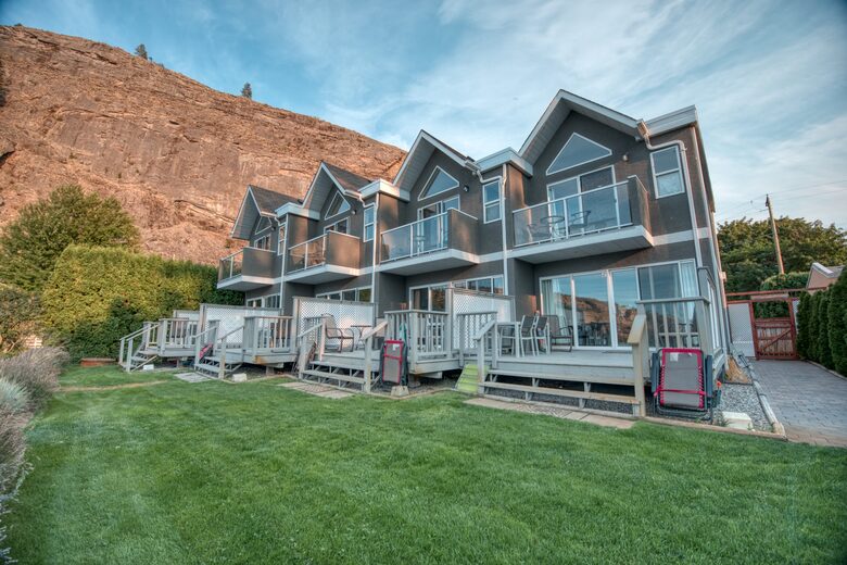 Wine Country Lakeside Retreat with private beach, rock climbing, wine tours, and more | Two Residences - Oliver, Canada