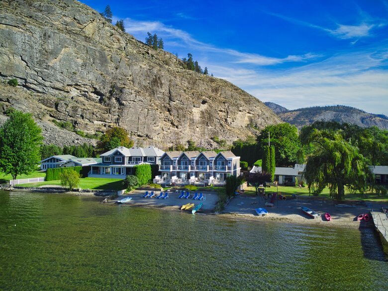 Wine Country Lakeside Retreat with private beach, rock climbing, wine tours, and more | Two Residences - Oliver, Canada