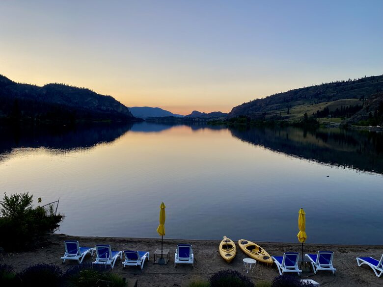 Wine Country Lakeside Retreat with private beach, rock climbing, wine tours, and more | Two Residences - Oliver, Canada