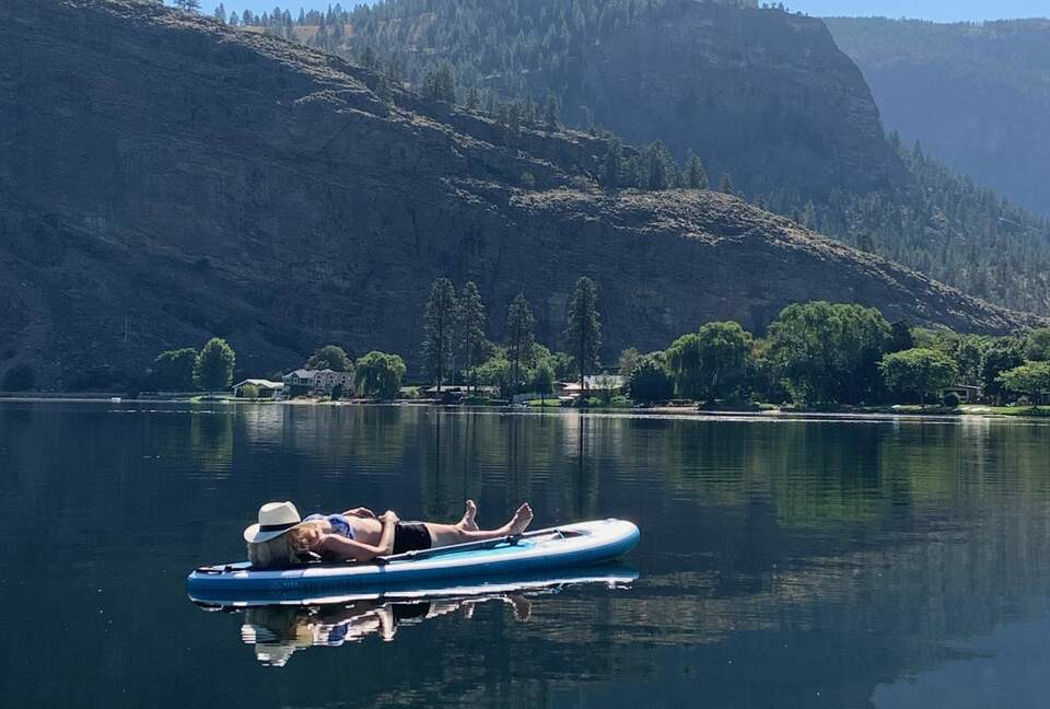 Wine Country Lakeside Retreat with private beach, rock climbing, wine tours, and more | Two Residences - Oliver, Canada