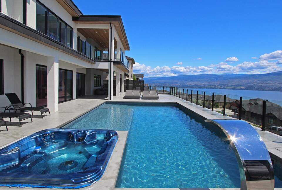 Lake View Residence with Hot Tub & Pool overlooking Okanagan Lake - West Kelowna, Canada