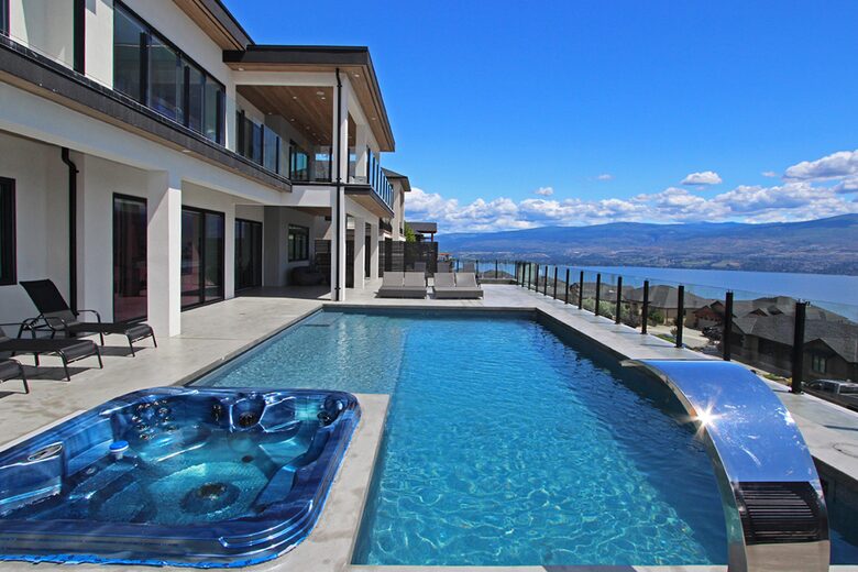 Lake View Residence with Hot Tub & Pool overlooking Okanagan Lake - West Kelowna, Canada