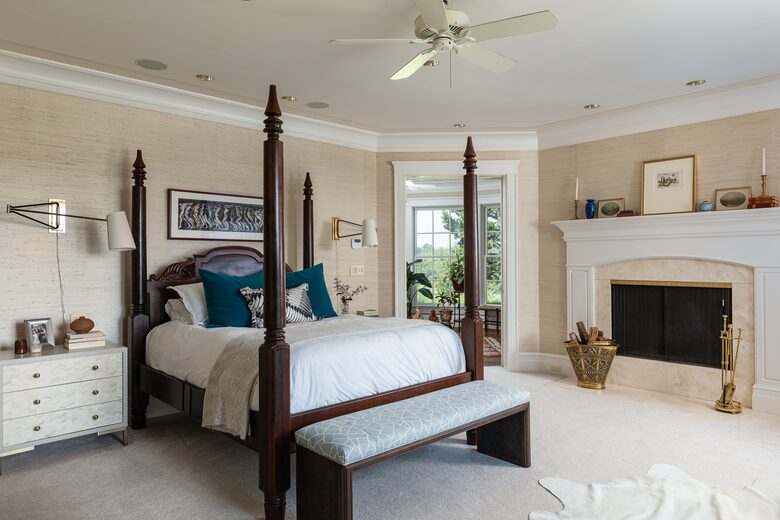 Main level master bedroom