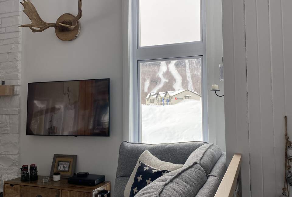 Near Old Quebec City: cozy ski-in ski-out chalet - Stoneham, Canada