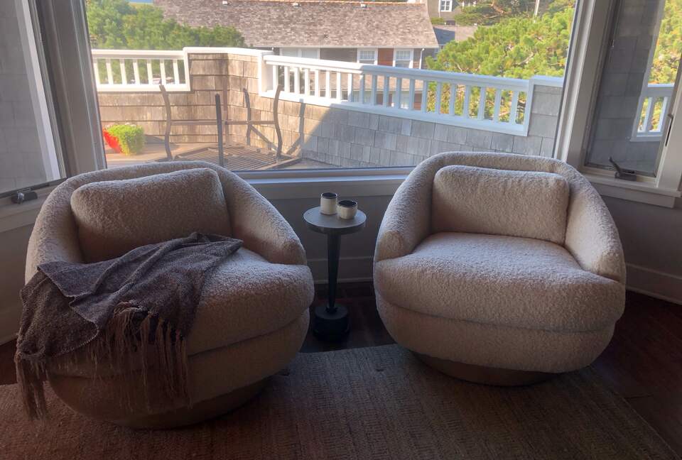 Sitting area of main house