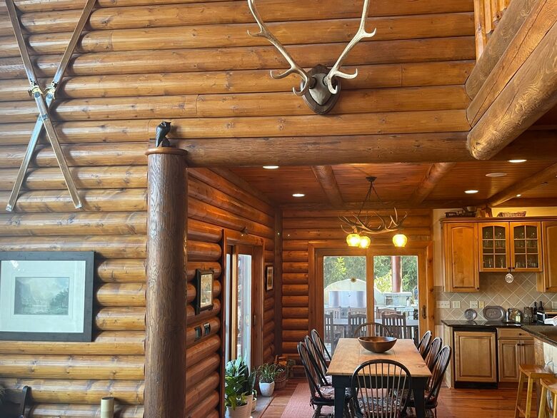 Luxury Log Home at 4 season Wisp Resort (ski-in/ski-out with Deep Creek Lake views; includes also private dock access) - McHenry, Maryland