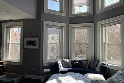 Bay window in primary suite