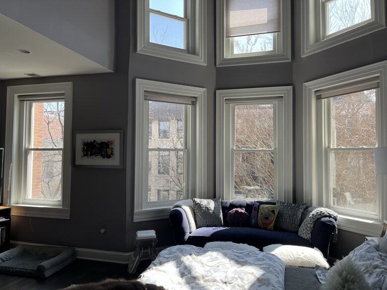 Bay window in primary suite