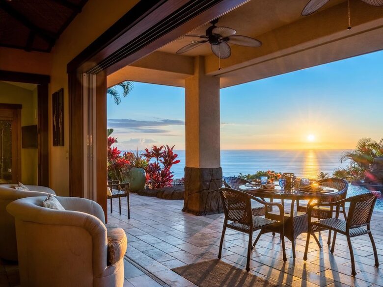 Walk directly from living room to pool area