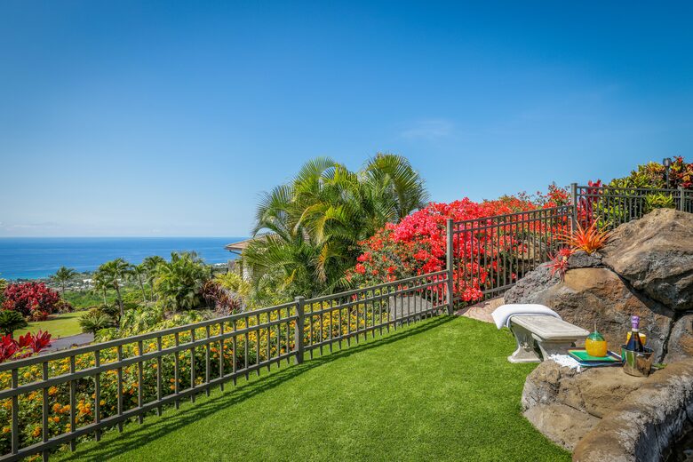 Yoga/private ocean view area