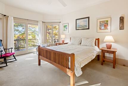 Bedroom #3 with access to lower deck