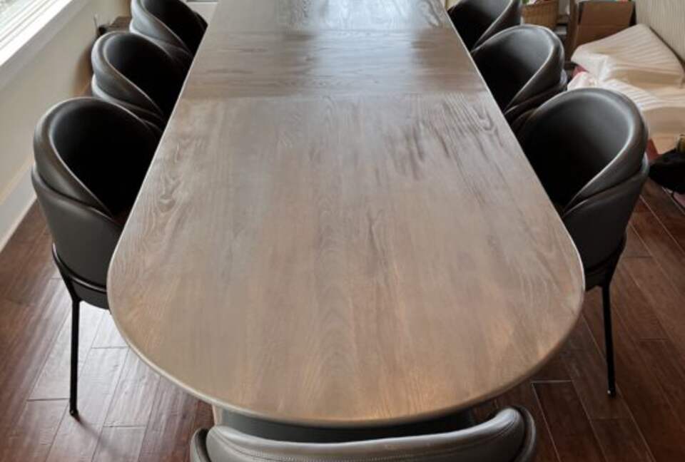 Dining room of main house