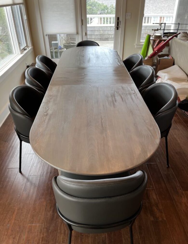 Dining room of main house