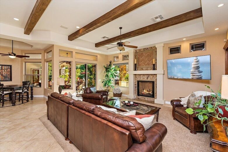 Palm Desert Tropical Estate Loaded with Amenities - Palm Desert, California