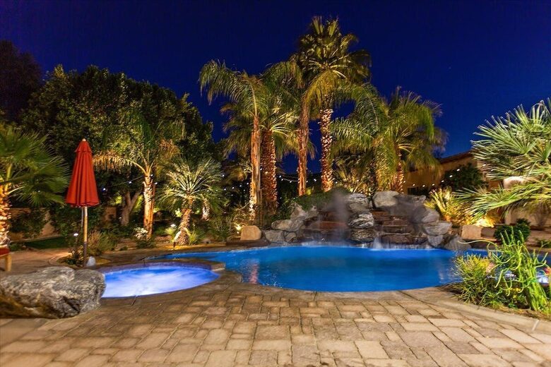 Palm Desert Tropical Estate Loaded with Amenities - Palm Desert, California