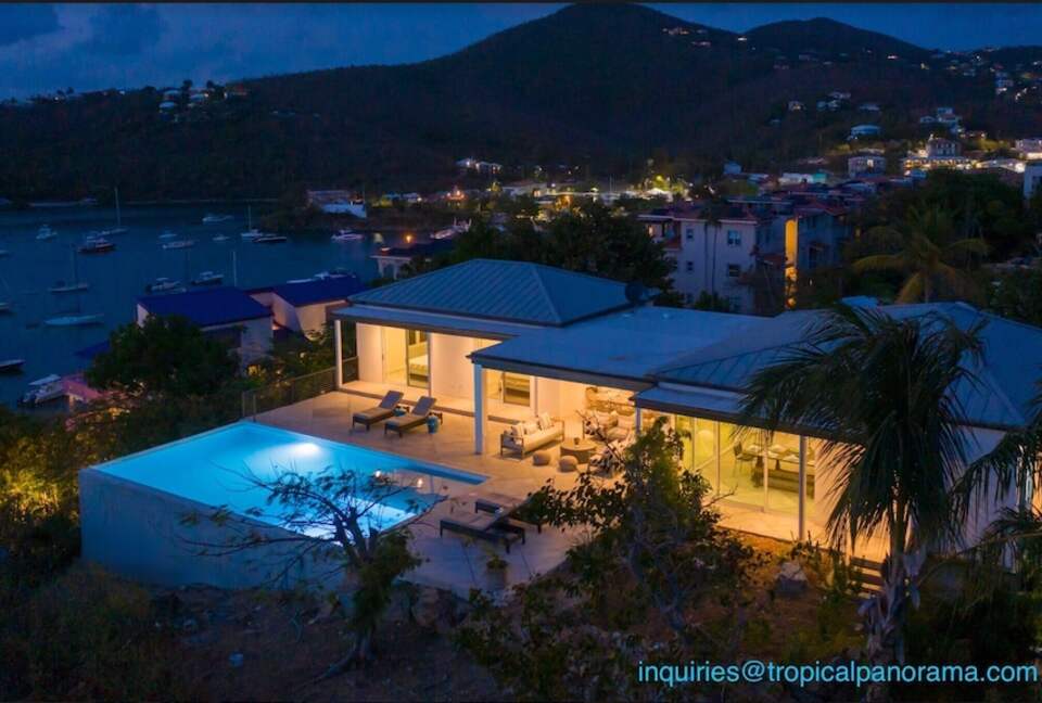 Tropical Panorama Cruz Bay Retreat | Unbeatable location in private/ compound | Walk to Town - Estate Enighed, Virgin Islands, U.S.