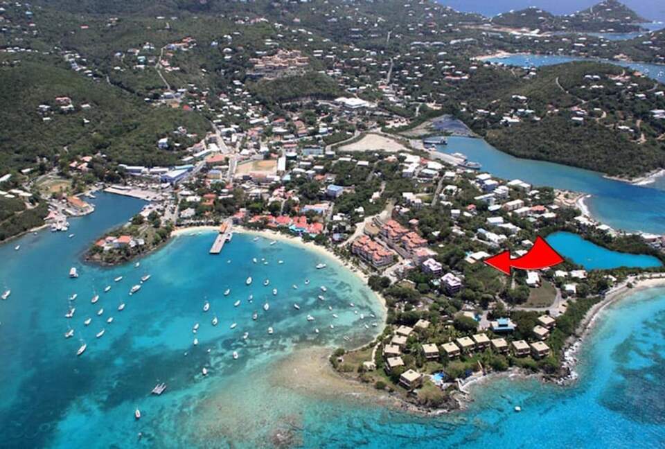 Tropical Panorama Cruz Bay Retreat | Unbeatable location in private/ compound | Walk to Town - Estate Enighed, Virgin Islands, U.S.