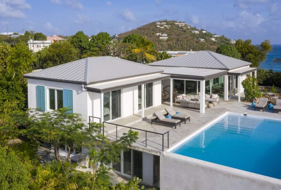 Tropical Panorama Cruz Bay Retreat | Unbeatable location in private/ compound | Walk to Town - Estate Enighed, Virgin Islands, U.S.