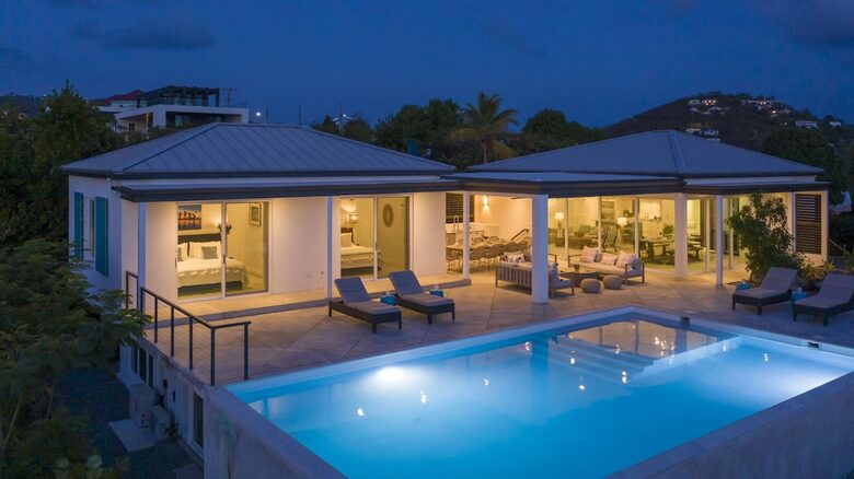 Tropical Panorama Cruz Bay Retreat | Unbeatable location in private/ compound | Walk to Town - Estate Enighed, Virgin Islands, U.S.