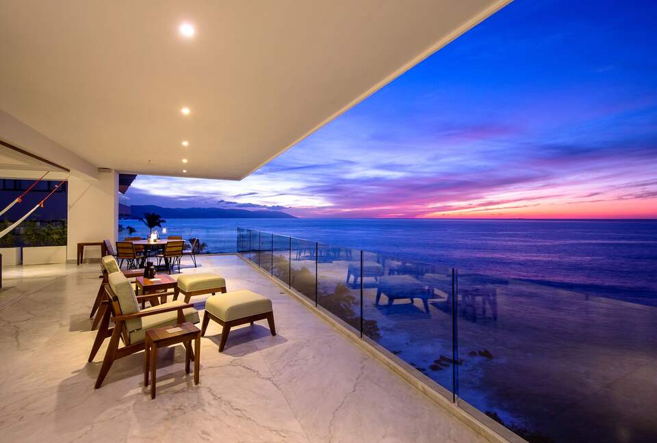 Sayan Beach | 8th floor Oceanfront Corner Villa - Puerto Vallarta, Mexico