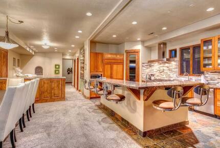 Kitchen with Bar seating