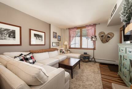 Living Room ski slope view