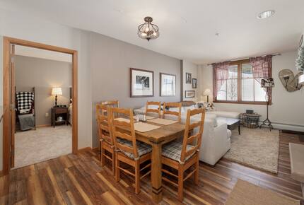 Large dining table, bedroom 2