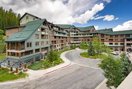 Slopeside Building in Summer