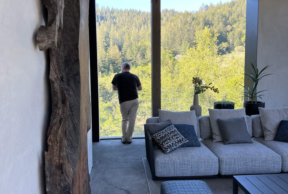 Modern Hilltop Wine-Country Home Surrounded by Forest, close to town - Healdsburg, California